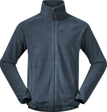 Bergans Men's Hareid Fleece Jacket Nohood Men Mid layer tops Blue S