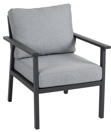 Brafab Samvaro High Fåtölj Antracit/Pearl Grey, Utemöbler