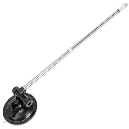 Sugerør til flaggstang for bil, teleskopisk flaggstangs-holder, rød flaggstang