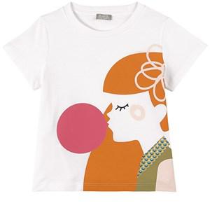 Il Gufo White Girl Print T-Shirt 6 Years - Tops - 6 years - White