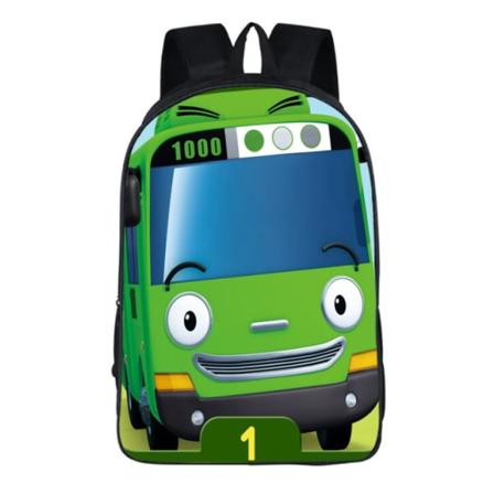 16 tommer TAYO bus rygsæk tegneserie børn rygsæk drenge piger as picture