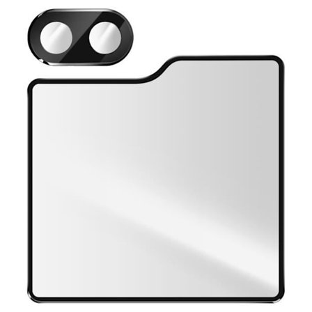 Skyddsfilm - IMAK - Samsung Galaxy Z Flip 5 - 9H härdat glas - Anti-fingeravtryck - Förstärkt skydd