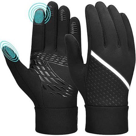 Vintersports Cykelhandsker til Børn, Termisk Fleeceforing,