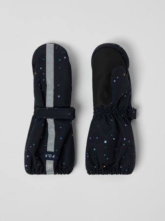 Polarn O. Pyret Vattentäta vadderade vantar - 1 - barnkläder - blue