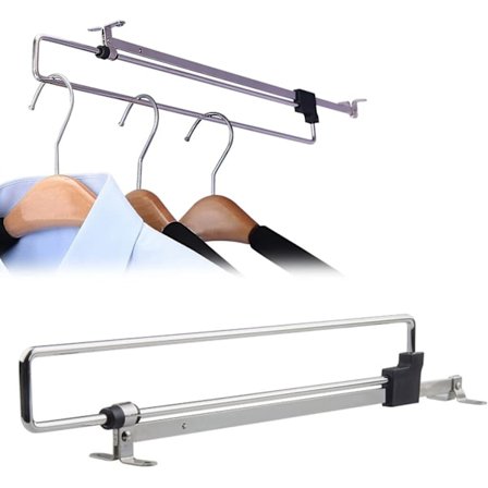 Teleskopisk Garderobestok, Udtrækkelig Tøjstativ, Udtrækkelig K