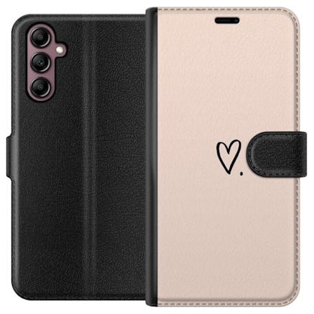 Samsung Galaxy A14 5G Plånboksfodral Hjärta