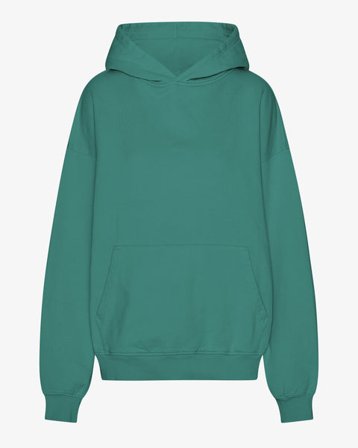 Organic Oversized Hood - Pine Green