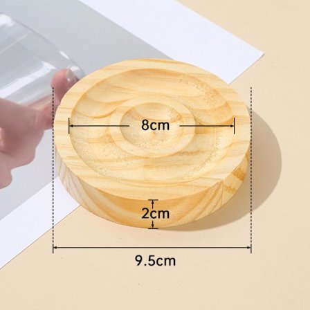 Bambus Perlebræt Smykkebakke TRÆ RUND TRÆ RUND