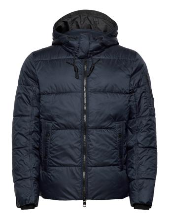 Heavy Puffer Jacket Fodrad Jacka Svart Tom Tailor