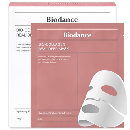 Biodance bio-collagen real deep mask / kollagen ansiktsmask för natten 2 förpackningar med 8_paris