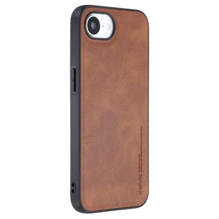 SKALO iPhone 16e X-LEVEL Bojue-3 Series Suojakuori - Ruskea
