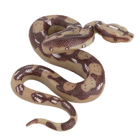 Realistisk legetøjsslange af gummi til Halloween-festdekoration