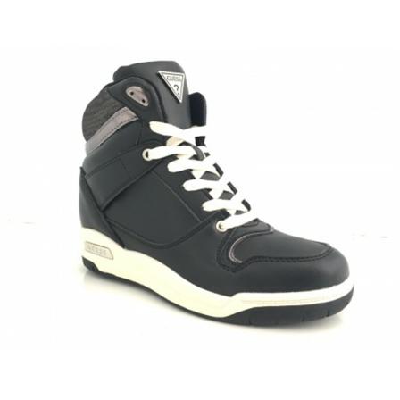 Guess Sneakers High Sneakes Zeppa 60 Leather D16Gu06 Sort, Dame, Størrelse: 40 EU