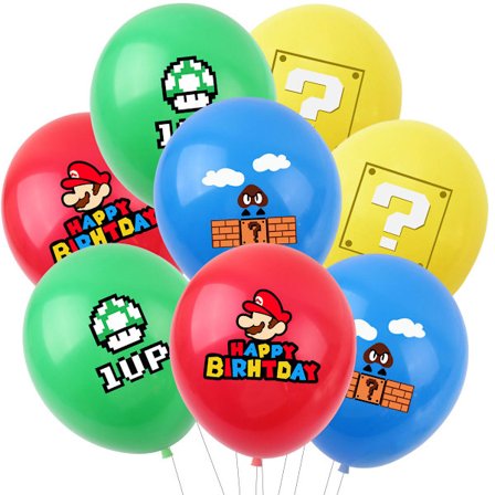40 st Mario tema fest latex ballong Super Mario ballong cartoo