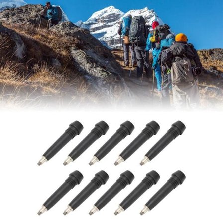 Gåstavspisser - Stål - 10 stk - Unisex Voksen