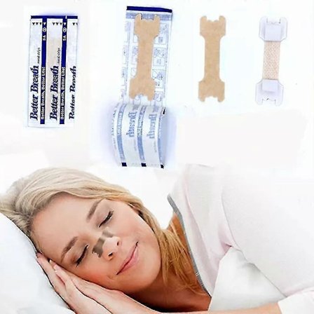 100 stk. Bedre Pust Plaster Nesestrips Anti-snorking Søvnhjelp Ventilasjon Nesetape-ZZY
