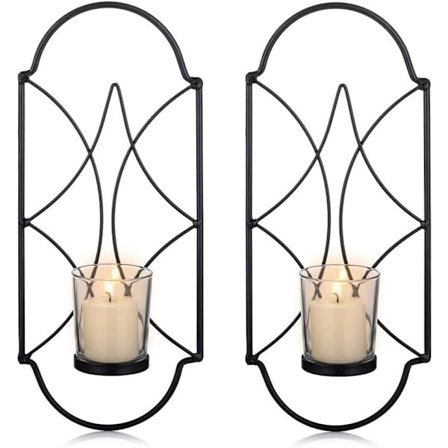 2 Ljusstakar Tealight Ljusstake Vägg Ljusstake Vägg Mou