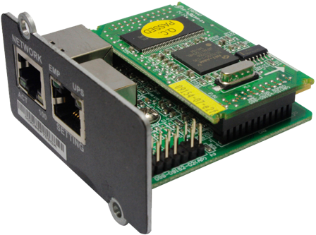 PowerWalker Mini NMC Card - adapter for fjernstyrt administrasjon - 10/100 Ethernet