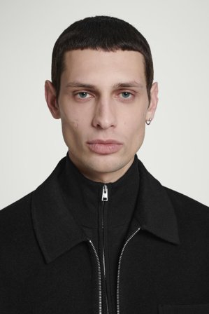 COS Men's Sterling Silver Huggie Hoop Earrings