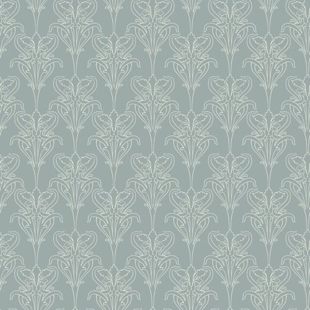 Duro Iris 520-03P Tapetprov Gammelsvenska Klassiker 1850-1950, Blå, Färg & tapeter