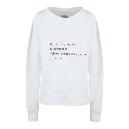Maison Margiela, Swatshirt Wit, Dames, Maat:L