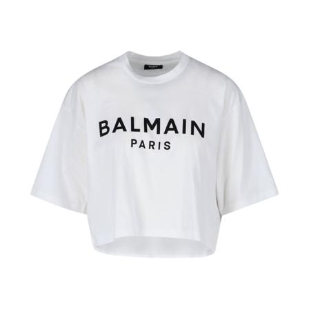 Balmain T-Shirts Hvid, Dame