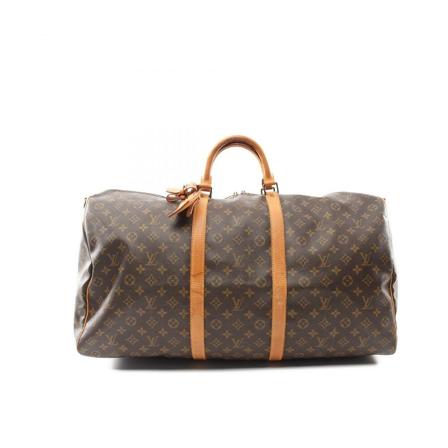 Louis Vuitton Vintage Pre-owned Keepall Bandouliere Monogram Väska brun, Dam Vintage Väskor, Dam, Storlek: ONE SIZE