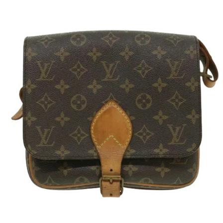 Louis Vuitton Vintage, Pre-owned Canvas louis-vuitton-bags Bruin, Dames, Maat:ONE Size