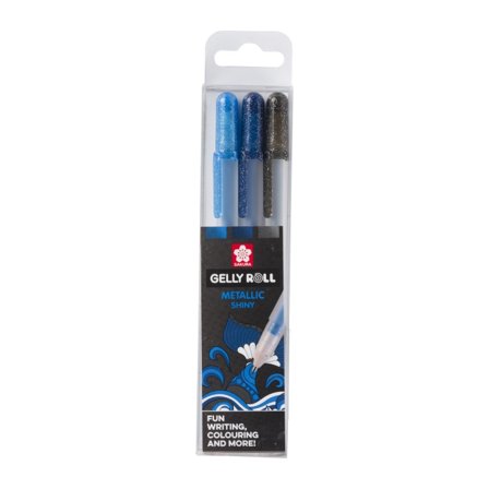 Sakura Gelly Roll Metallic Ocean 3-pack