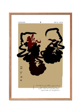Poster & Frame Capricorn - Multi/patterned - 42X29.7CM