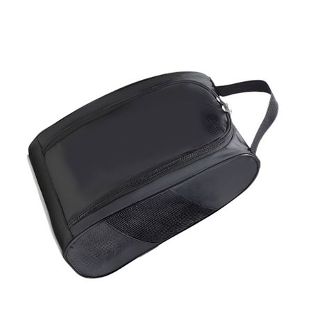 Svart skopose med ventilasjon for golfsko og hverdagssko