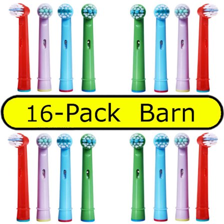 16-Pack Kompatibla Tandborsthuvud EB-10A till barn