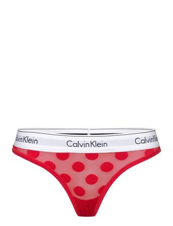 Thong Stringtruse Undertøy Rød Calvin Klein*Betinget Tilbud