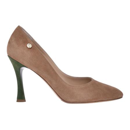 Baldinini, Suede court shoes Brązowy, Kobieta, Rozmiar: 39 EU