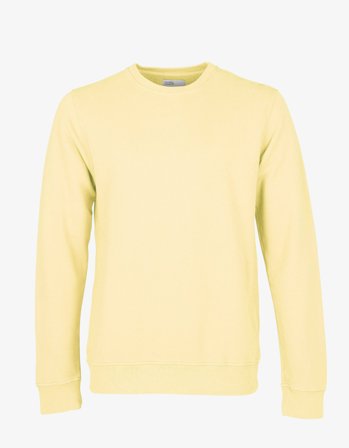Classic Organic Crew - Soft Yellow M