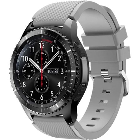Grå band kompatibel med Samsung Gear S3 Frontier/Gear S3 Class