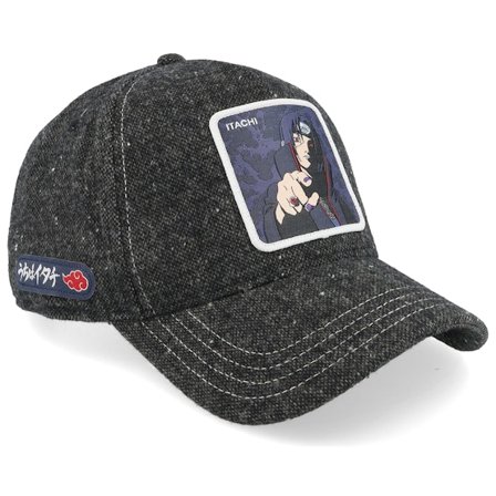 Capslab - Sort adjustable Kasket - Naruto Itachi Black A-Frame Adjustable @ Hatstore