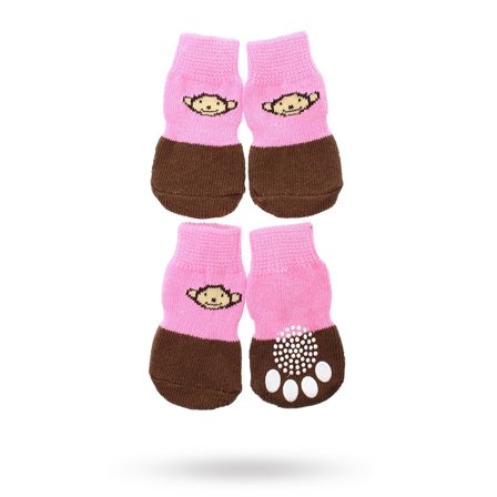 Urban Pup - Cheeky Monkey - Hundesokker med antiskli - Hundeklær, Koseklær, Fest & Utkledning, Hundesko på Doggie.no - Hundesko & Sokker til hunder