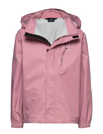 Rain Jacket Kids Sky Blue 98/104Cl Outerwear Shell Clothing Shell Jacket Rosa ISBJÖRN Of Sweden