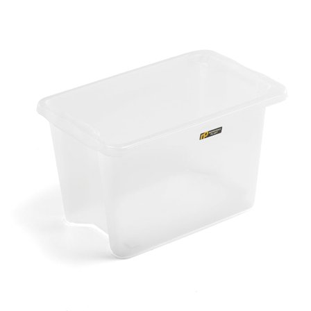 Oppbevaringsboks, 55 l, transparent