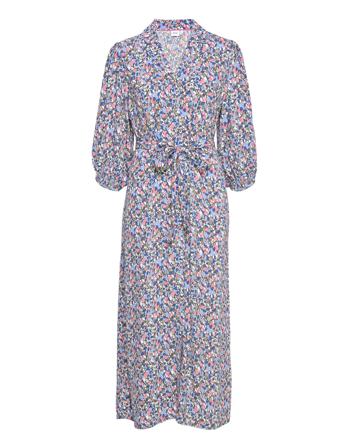 Nuedissi 7/8 Sleeve Dress Knælang Kjole Multi/mønstret Nümph