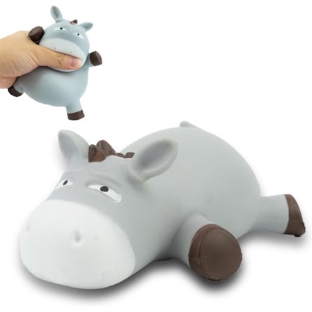 Stress Donkey Toy, Populär Stretchy Donkey Toy, Stressavlastning och Dekomprimeringsleksak, Squeeze Donkey Toy för Barn och Vuxna (1 st)