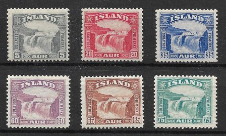 Island 1931 - AFA 150 - 155 - Ubrugt