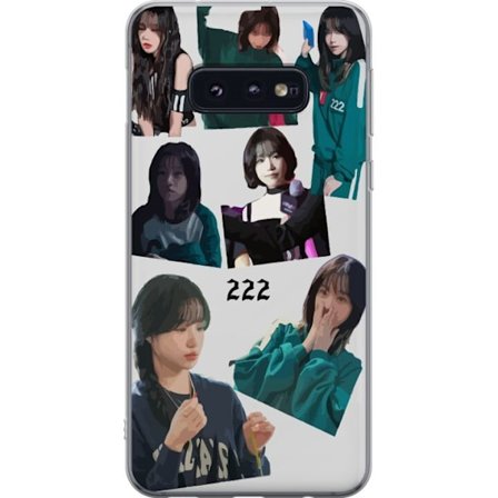 Kompatibelt Mobildeksel til Samsung Galaxy S10e Squid Game 222 Netflix Serie Maske