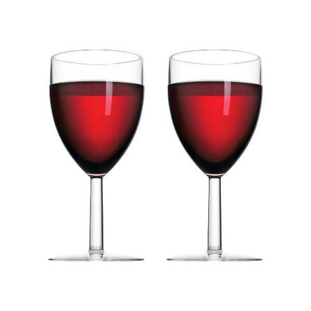 Vinglas 300ml 2-pack Klar plast Rosti Mepal