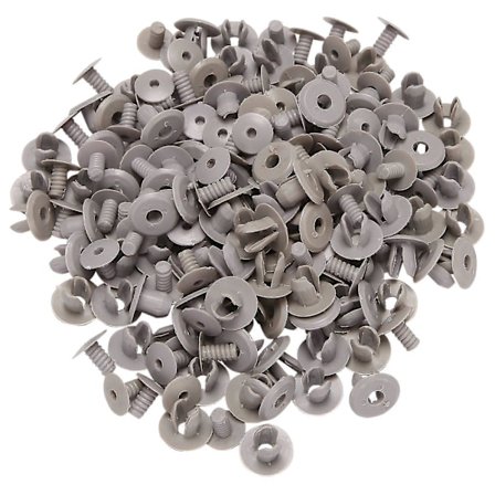 100x Trim Panel Beklædningsklips til T4 T5 Transporter Eurovan Mørkegrå