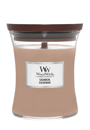 WoodWick Hourglass Medium Cashmere Ljus & ljusstakar Rosa 610 g