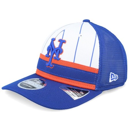 New Era - MLB Blå trucker Caps - New York Mets MLB Batting Practice 9SEVENTY White/Royal Trucker @ Hatstore