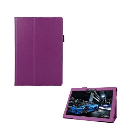 Lenovo TAB 2 A10-70 beskyttende læder-etui - Lilla