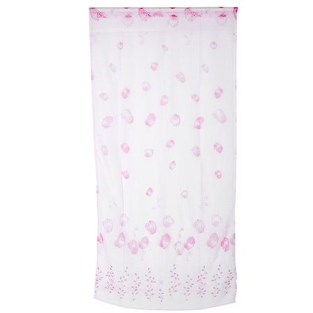 Blommönster Fönster Voile Skira Gardiner Panel för Sovrum Vardagsrum Balkong